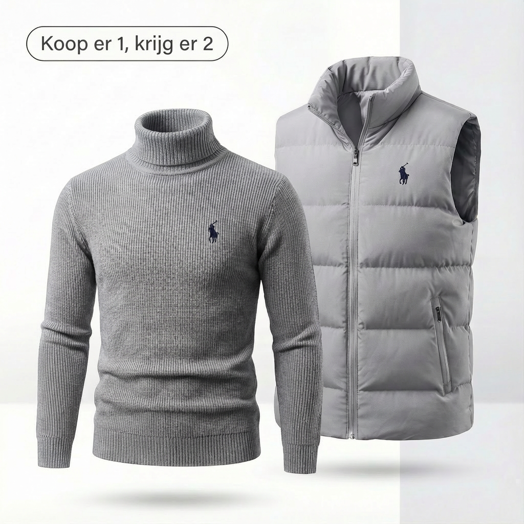 Gilet + Trui Gratis Ralph Lauren (UITVERKOOP)