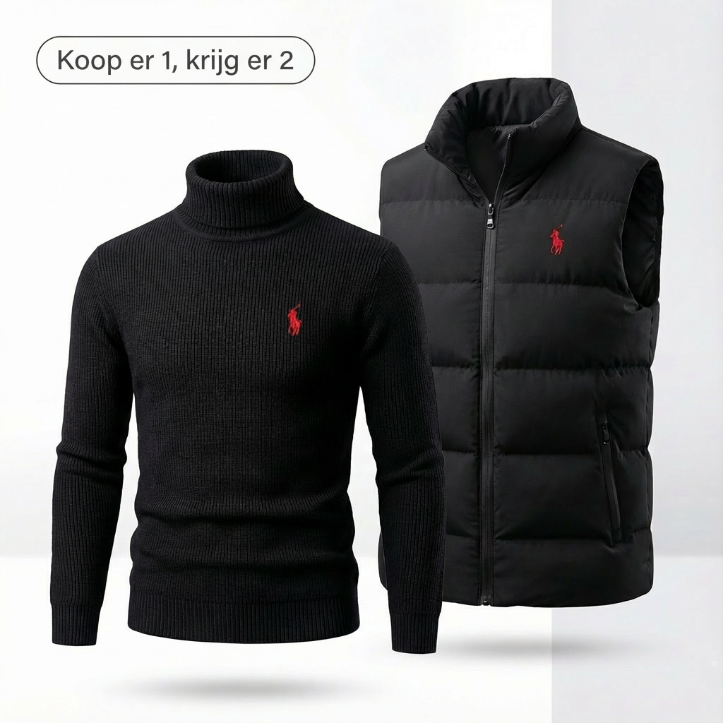 Gilet + Trui Gratis Ralph Lauren (UITVERKOOP)