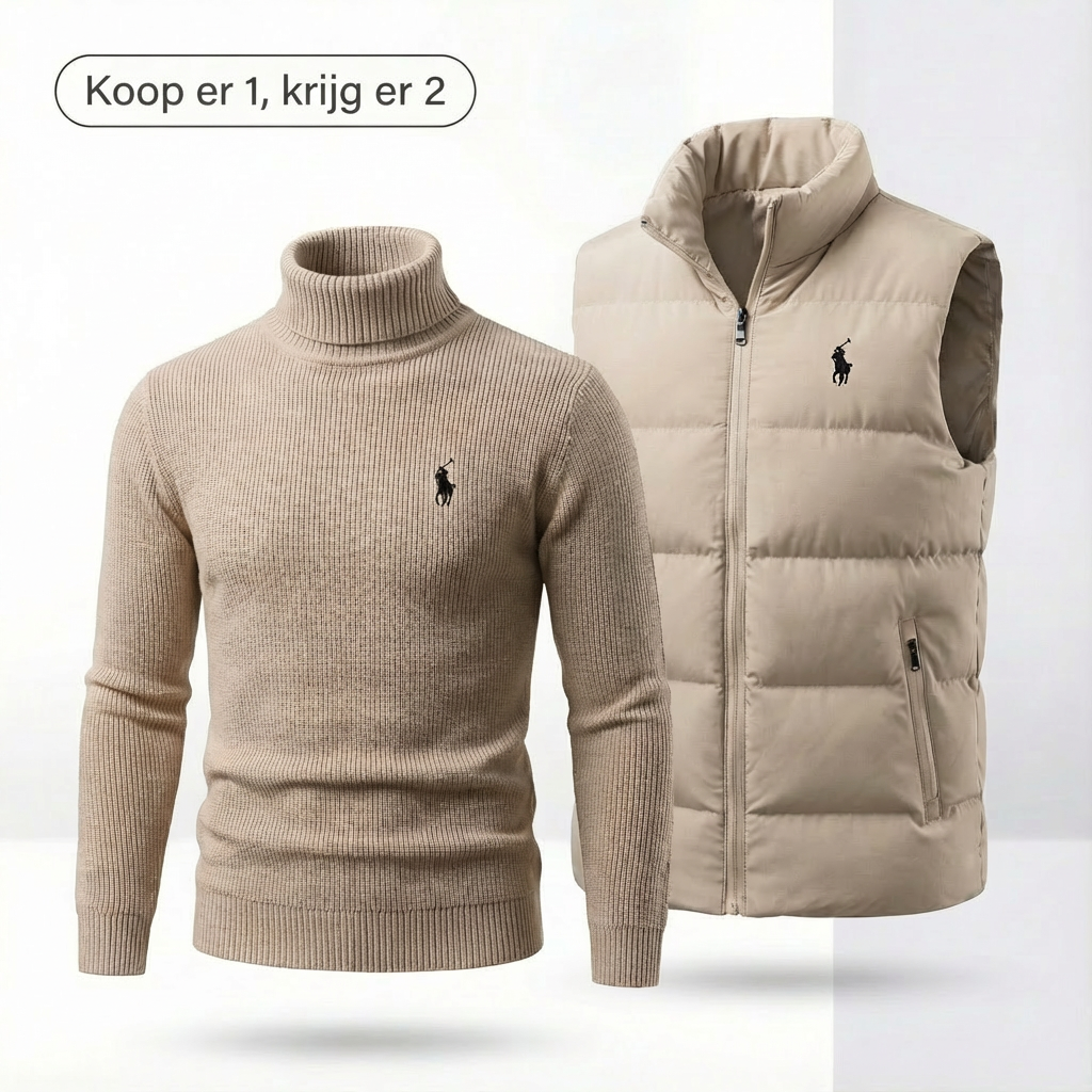Gilet + Trui Gratis Ralph Lauren (UITVERKOOP)